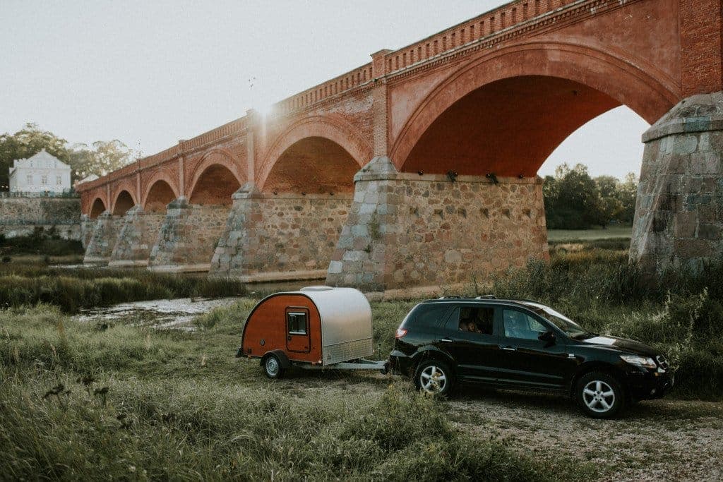 Kulba minicaravan op camping